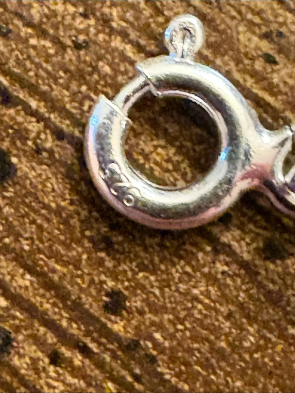 925 Sterling Silver CZ Infinity Link Bracelet Large Round Center Stone 9.1g NEW